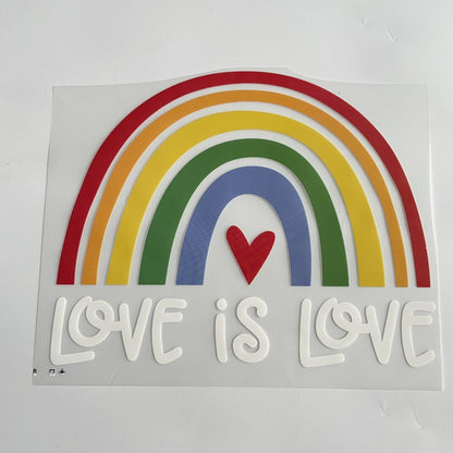 Rainbow Bridge Love Heat Transfer Designs