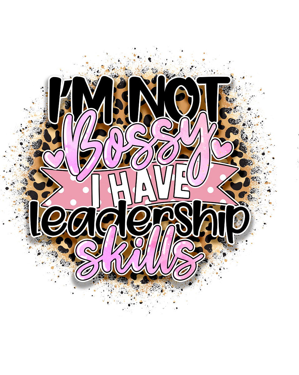 I am not blossy Heat Transfer Logo