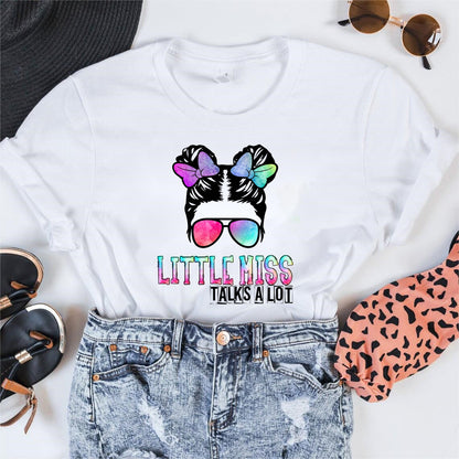 Customized Little Miss Heat Transfer Logos