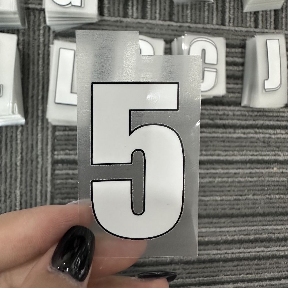 Football customized letter and numbers