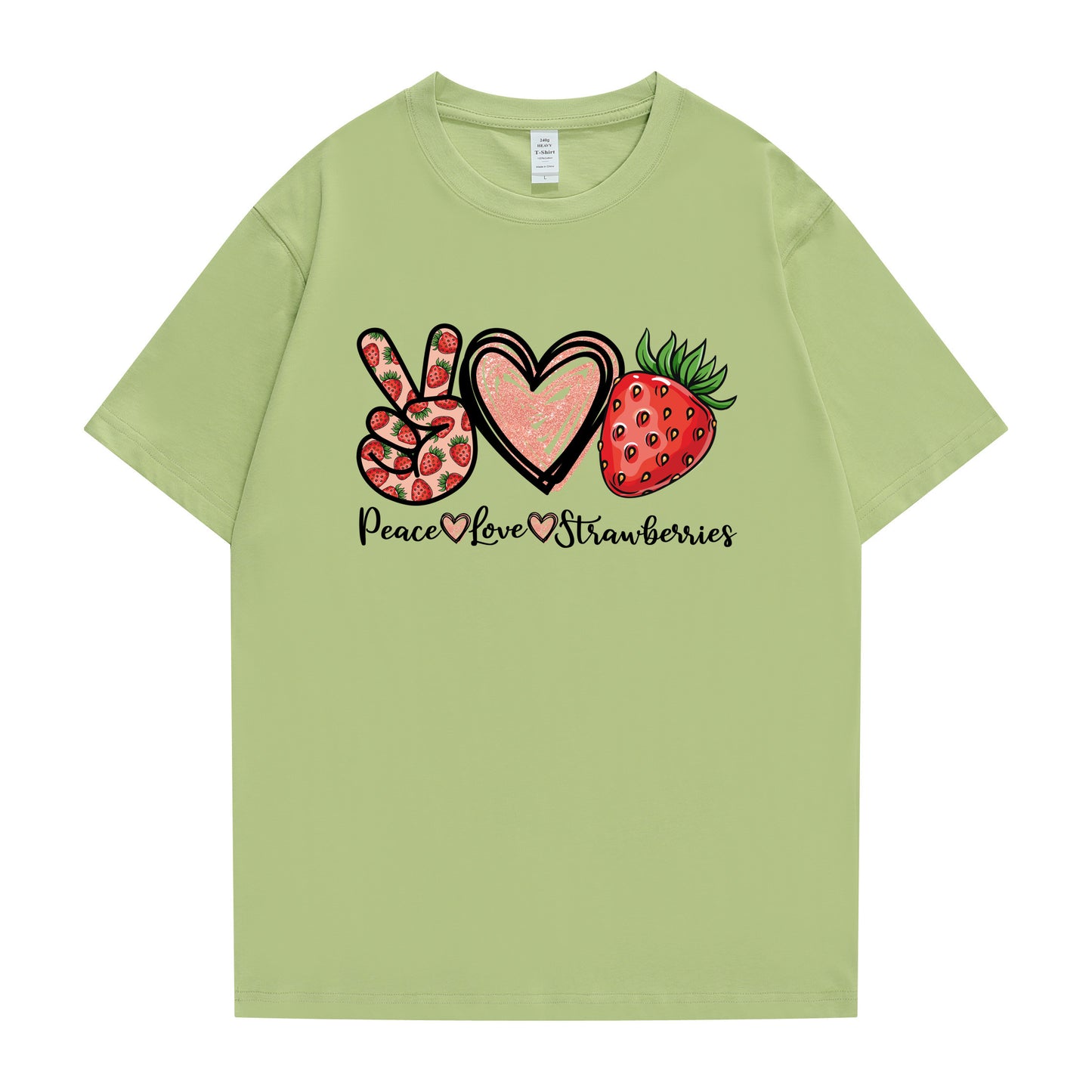 Cute Girls Tee Logo-Peace Love Mermaid