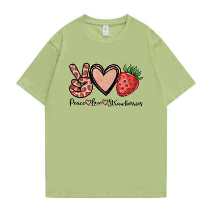 Cute Girls Tee Logo-Peace Love Mermaid