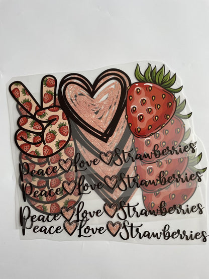 Ready-to-Press Transfers Strawberry Designs