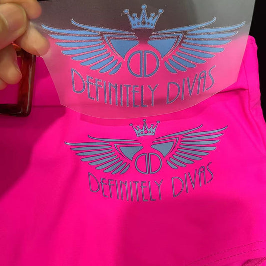 Customized heat transfer logo for swimwear