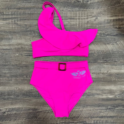 Customized heat transfer logo for swimwear